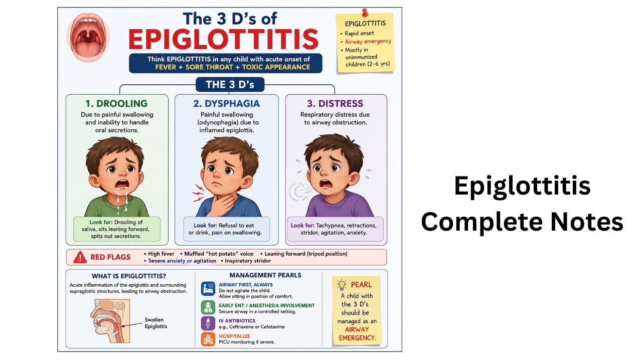 3 d of epiglottitis