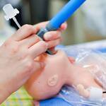 intubated infant